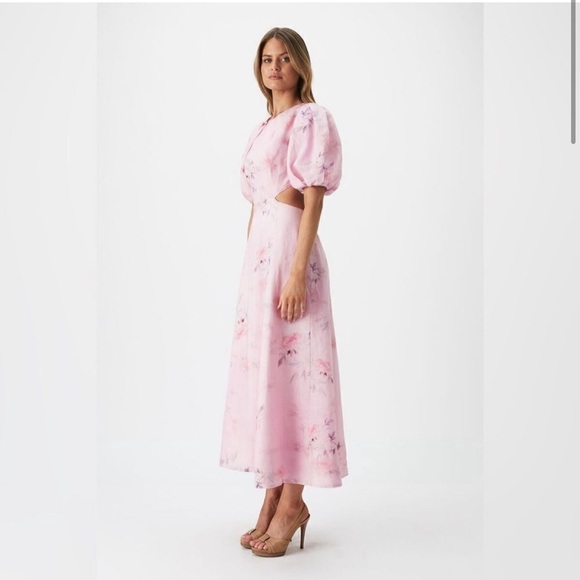 BARDOT NWT Malina Cut Out Midi Dress Size XS - Picture 2 of 6